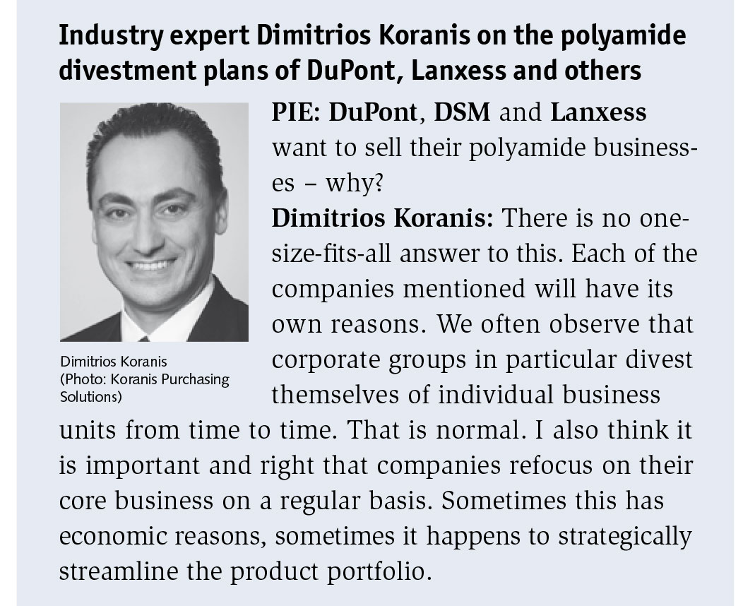 A short Q & A: Plastics Information Europe veröffentlicht ein Interview mit Dimitrios Koranis